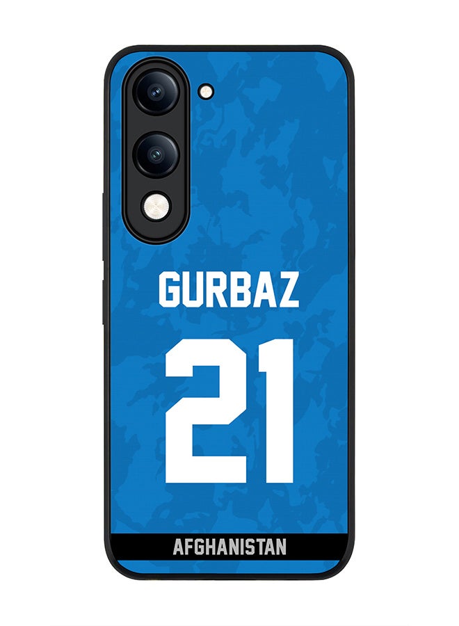For vivo Y29s 5G / Y19s 5G Case,Slim fit Camera Protection, Shockproof Thin Phone cover  - Afghanistan Rahmanullah Gurbaz Jersey  21